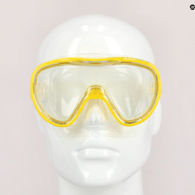 Маска для дайвінгу / підводного плавання TUSA Kleio Ii Mask жовто-безбарвна M-111 8