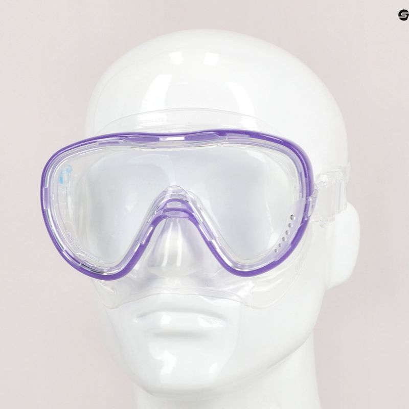 Маска для дайвінгу / підводного плавання TUSA Tina Fd Mask фіолетово-безбарвна M-1002 7
