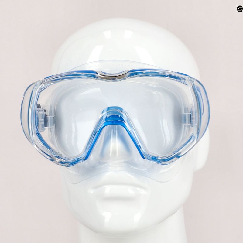 Маска для дайвінгу TUSA Tri-Quest Fd  Blue and Clear M-3001 7