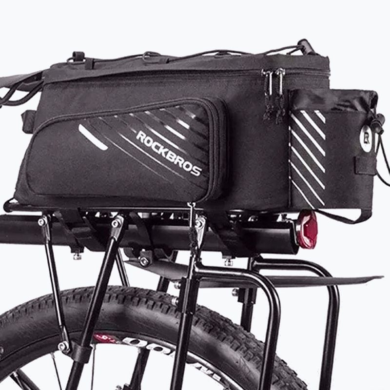 Сумка велосипедна на багажник Rockbros A9-BK Bicycle Pannier Bag black 3