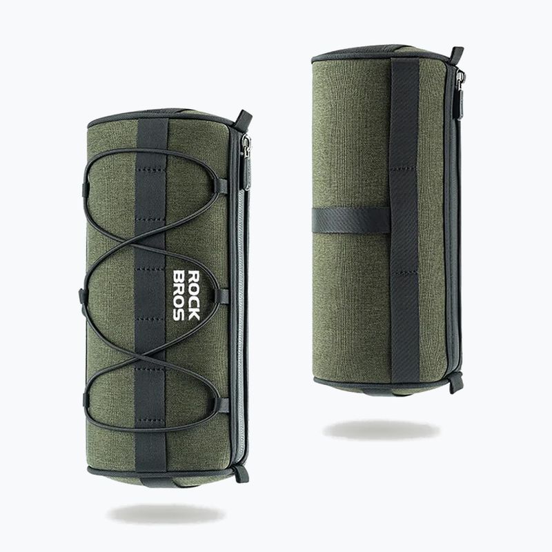 Сумка велосипедна Rockbros 30110049001 Bike Front Bag 2 l green/black 2
