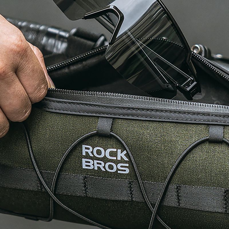 Сумка велосипедна Rockbros 30110049001 Bike Front Bag 2 l green/black 11