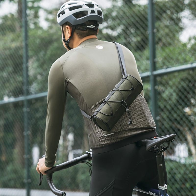 Сумка велосипедна Rockbros 30110049001 Bike Front Bag 2 l green/black 12