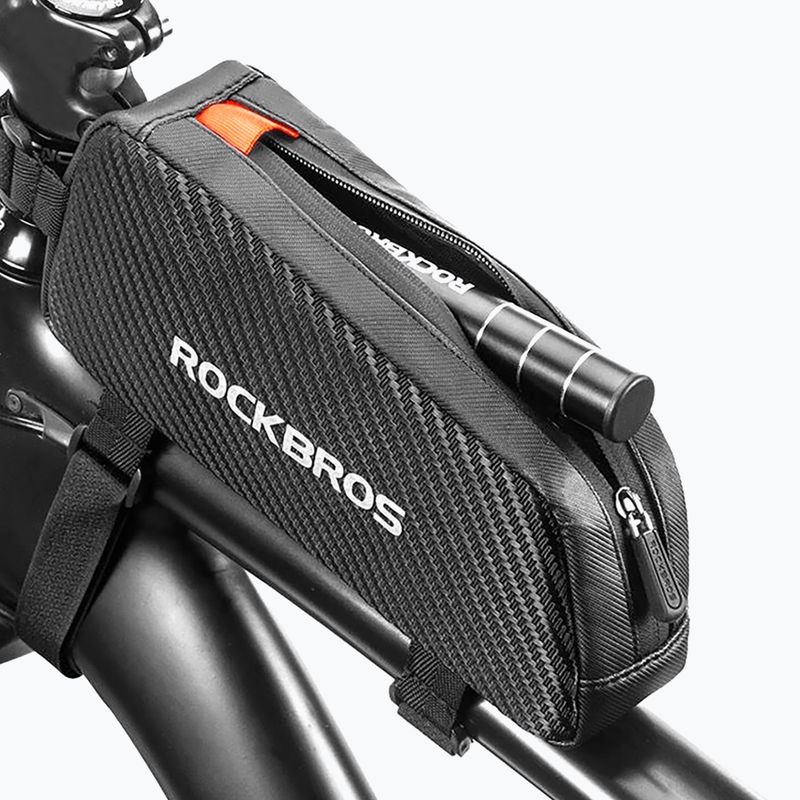 Сумка велосипедна на раму Rockbros 039BK Bike Tube Bag 1 l black 8