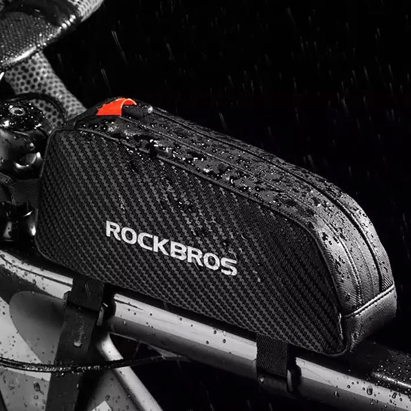 Сумка велосипедна на раму Rockbros 039BK Bike Tube Bag 1 l black 10