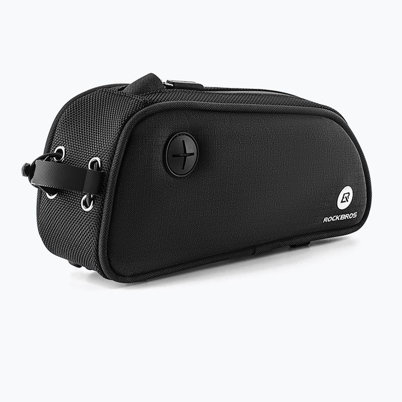 Сумка велосипедна на раму Rockbros 30120096001 MTB Bike Top Tube Bag 1,3 l black 2