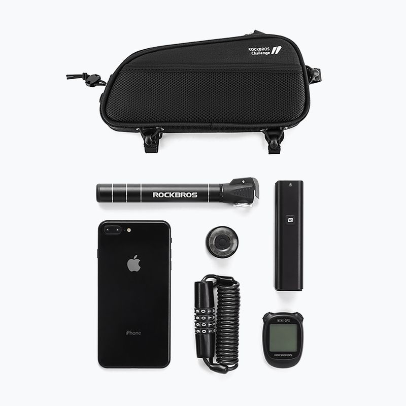 Сумка велосипедна на раму Rockbros 30120096001 MTB Bike Top Tube Bag 1,3 l black 4