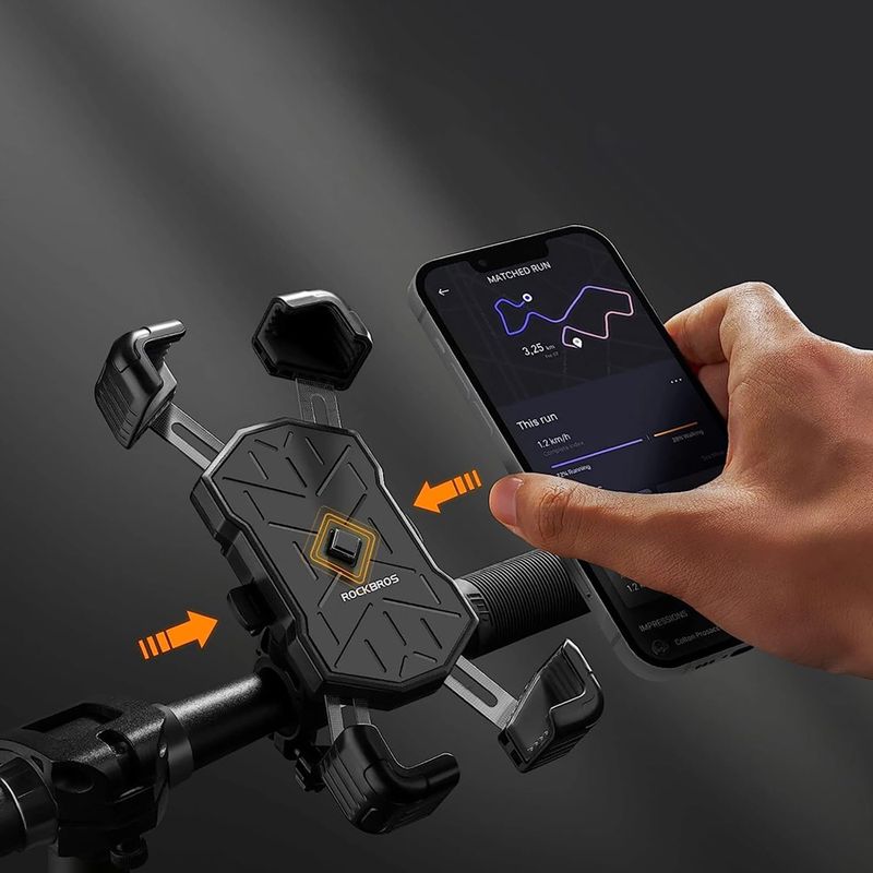 Тримач велосипедний для телефону Rockbros 25210030001 Phone Holder black 4