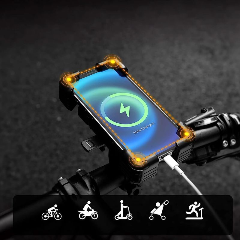 Тримач велосипедний для телефону Rockbros 25210030001 Phone Holder black 5