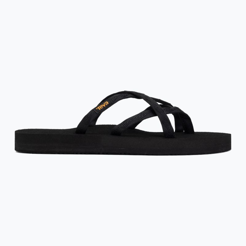 Жіночі шльопанці Teva Olowahu mix b black on black 2