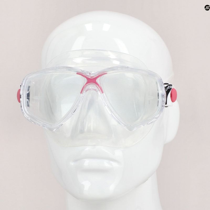 Маска для дайвінгу Cressi Marea clear/pink 7