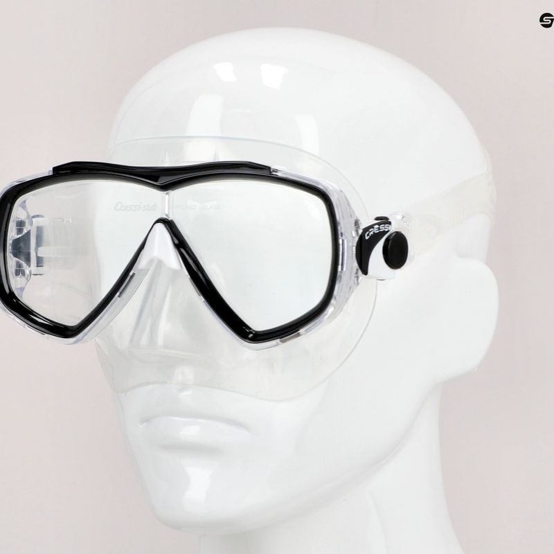 Маска для дайвінгу Cressi Estrella clear/black 8