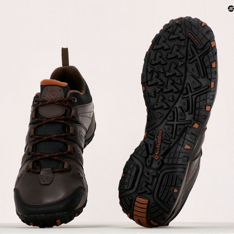 Черевики для трекінгу чоловічі Columbia Woodburn II Waterproof cordovan/cinnamon 13
