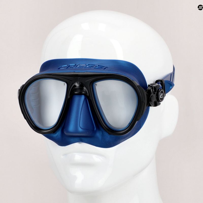 Маска для дайвінгу Cressi Calibro blue metal 3
