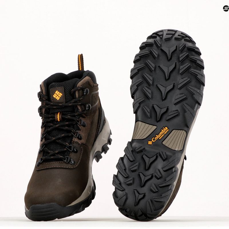 Черевики для трекінгу чоловічі Columbia Newton Ridge Plus II Wp cordovan/squash 11