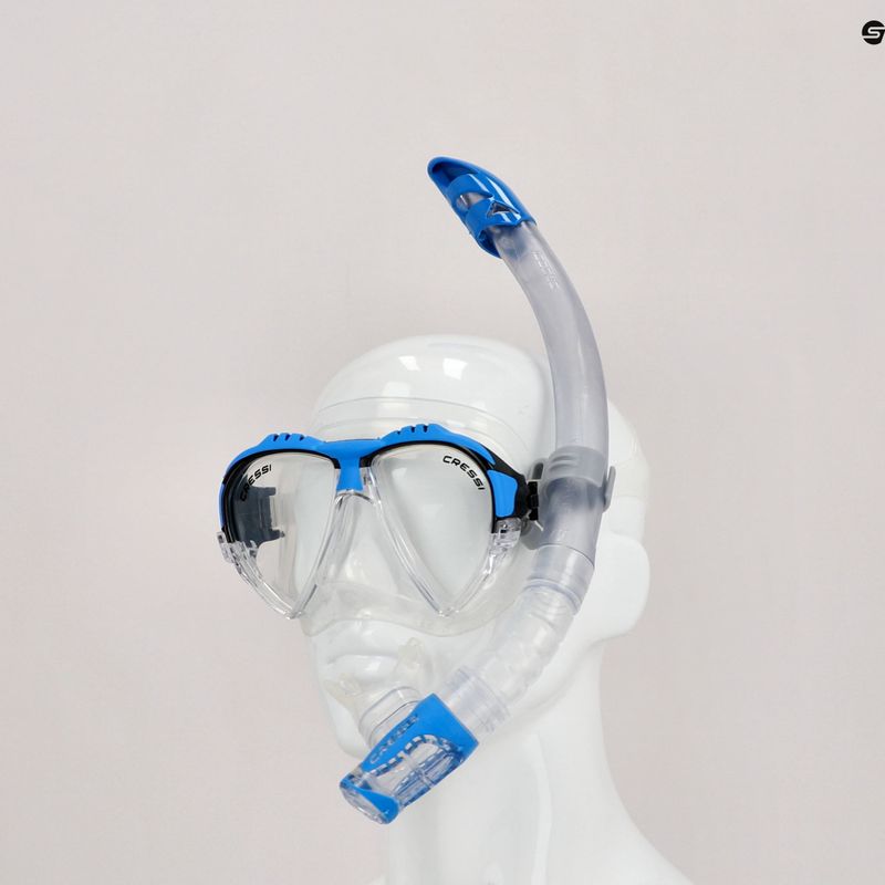 Набір для дайвінгу Cressi Matrix + Gamma clear/blue 8
