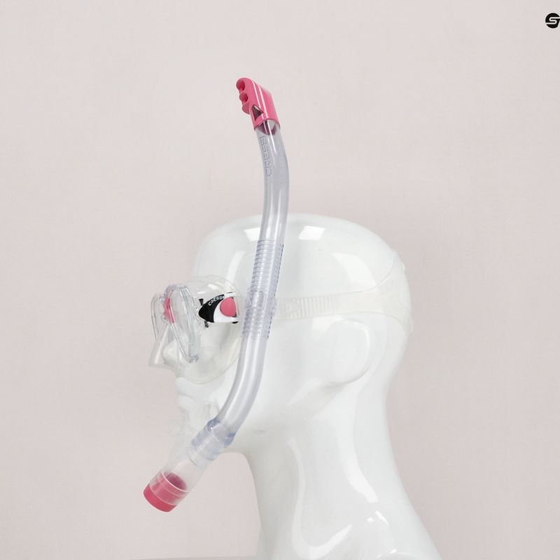 Набір для снорклінгу дитячий Cressi Marea + Top clear/pink 8