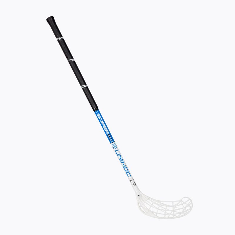 Палиця для флорболу права UNIHOC Sniper 30 біло-блакитна 01959