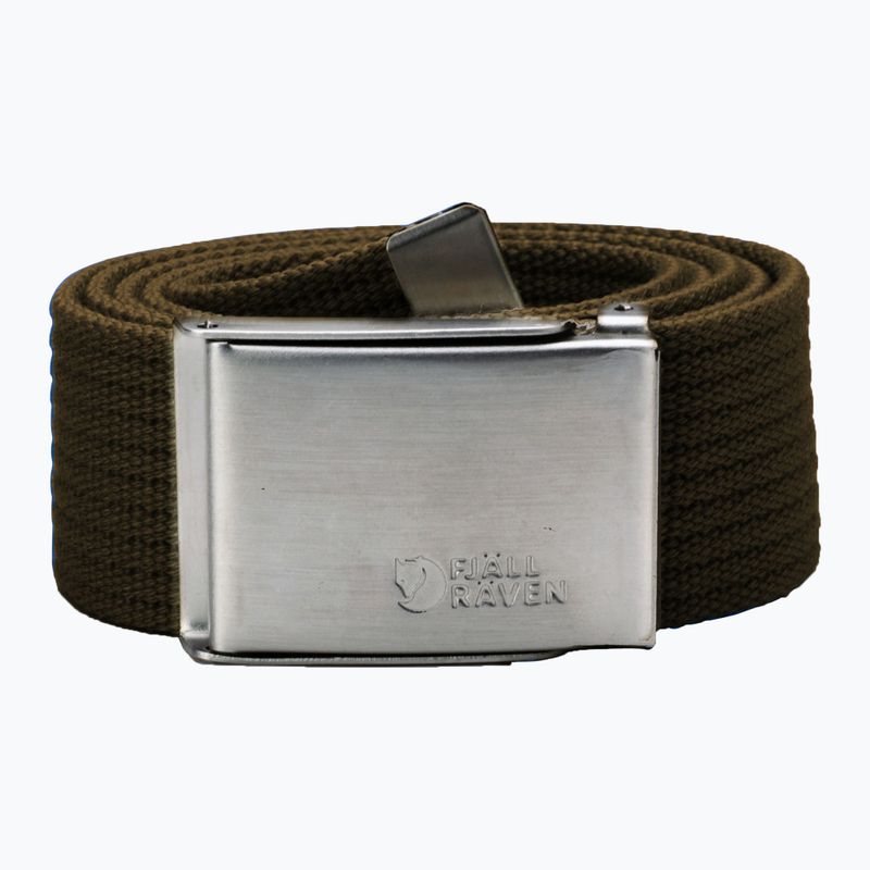 Ремінь для штанів Fjällräven Canvas Belt 633 dark olive 3