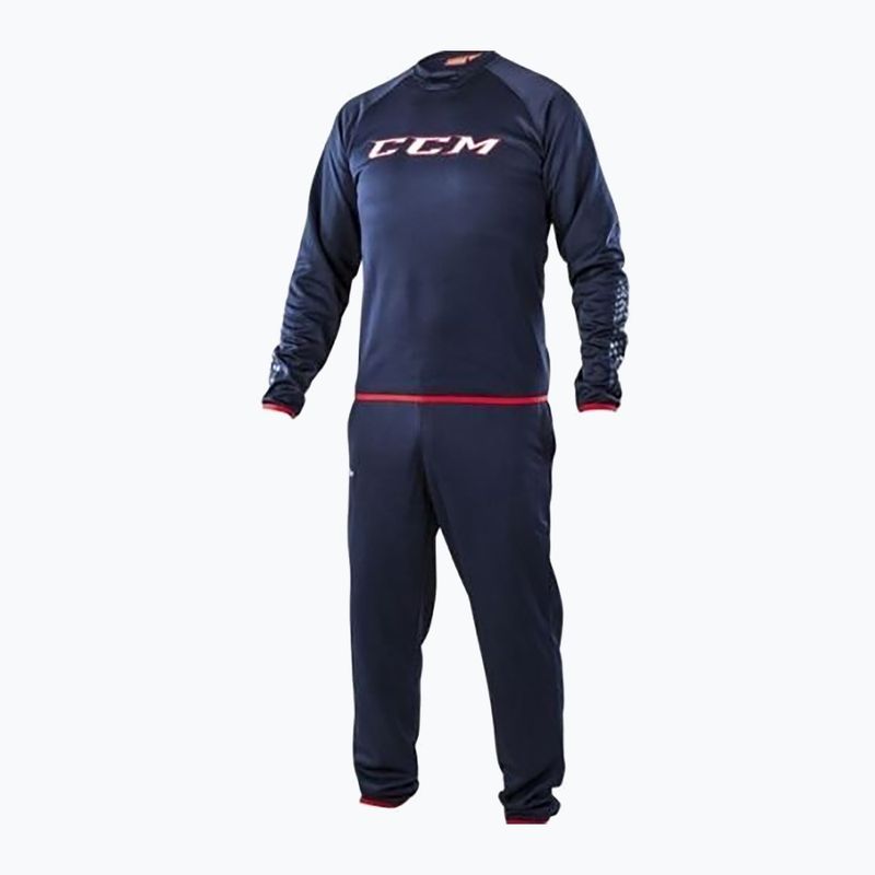 Спортивний костюм дитячий CCM Locker Suit JR navy 2