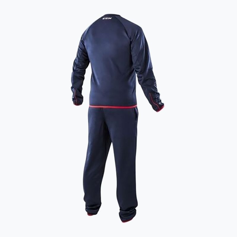 Спортивний костюм дитячий CCM Locker Suit JR navy 3