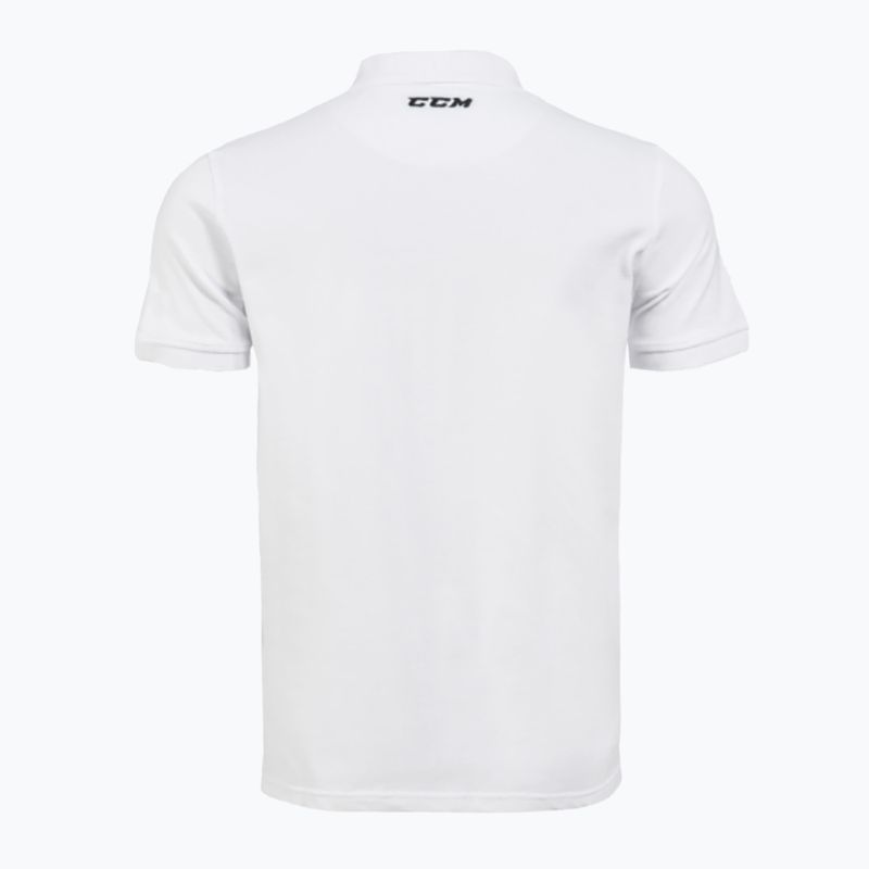 Футболка чоловіча CCM Polo SR white 2
