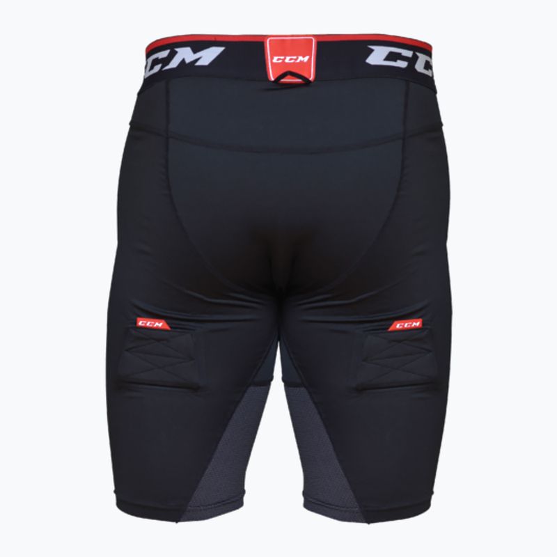 Шорти hokejowe чоловічі CCM Ribano Compresion Jock SR black 2