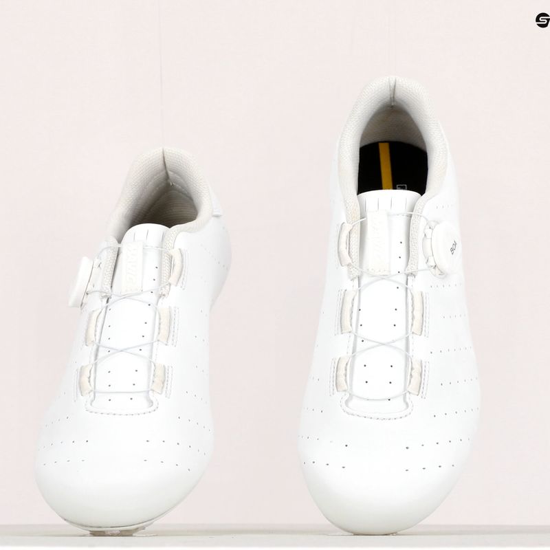 Кросівки велосипедні шосе чоловічі Mavic Tretry Cosmic Boa white/white/white 9
