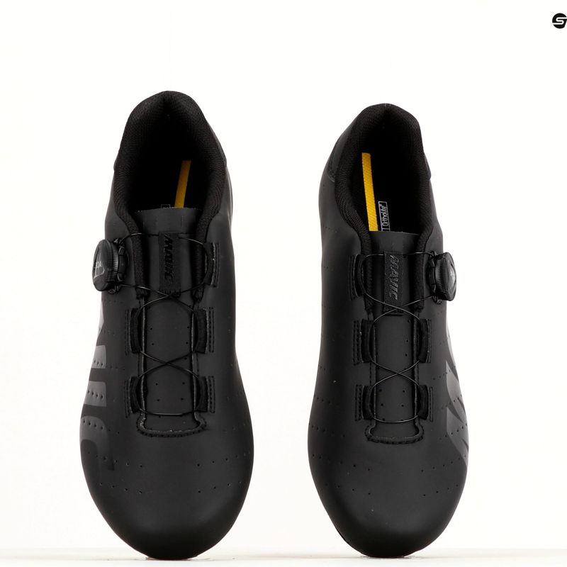Кросівки велосипедні шосе чоловічі Mavic Tretry Cosmic Boa black/black/black 10