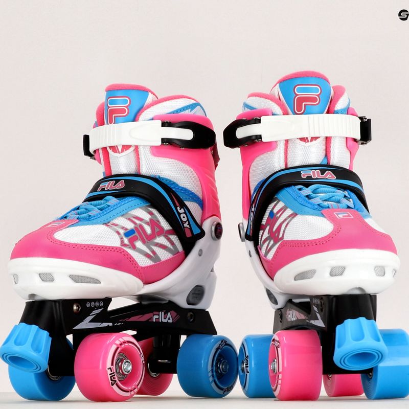 Роликові ковзани дитячі FILA Joy G white/pink/light blue 11