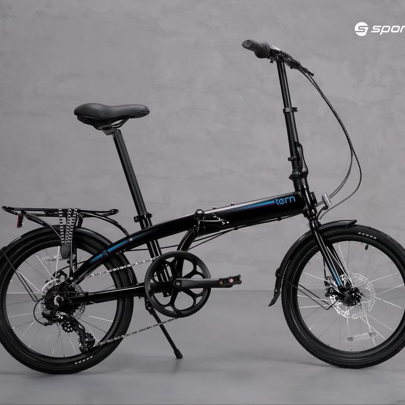 Велосипед міський складаний Tern Link B8 чорний 18