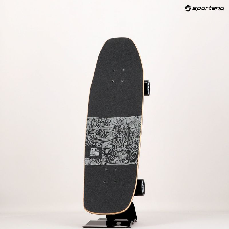 Скейтборд серфскейт Cutback Surfskate Black Wave 9