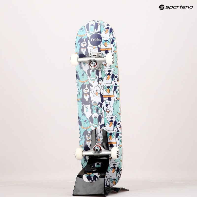 Скейтборд класичний Tricks Dogs Complete зелено-білий TRCO0022A001 8