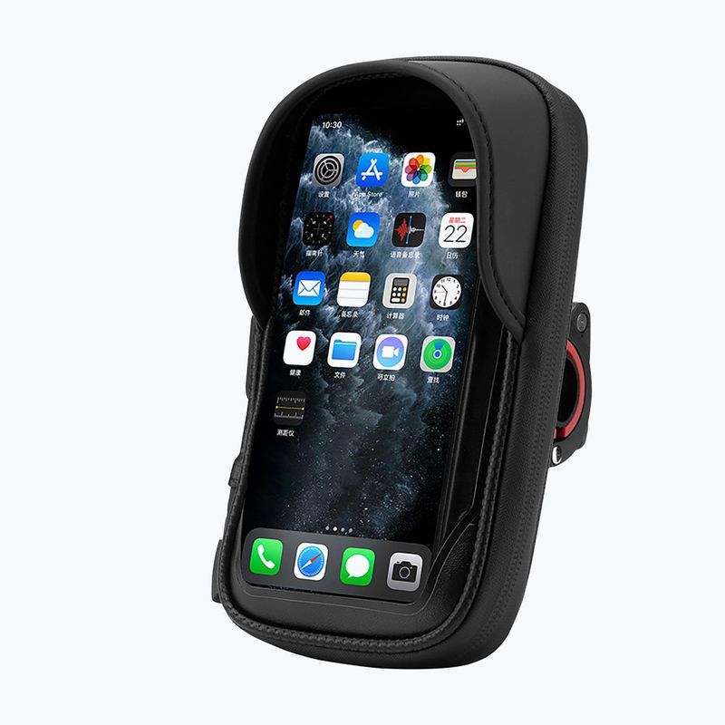 Сумка велосипедна на кермо Rockbros 301101770001 WP Bike Phone Bag for 6.7" black 2