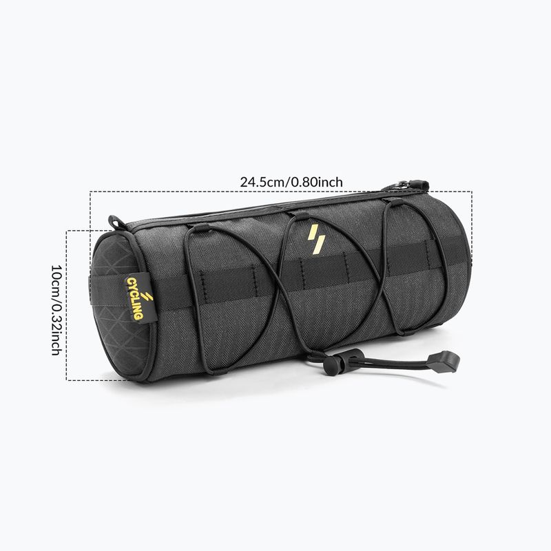 Сумка велосипедна на кермо Rockbros 30110010001 Bike Front Bag black 3