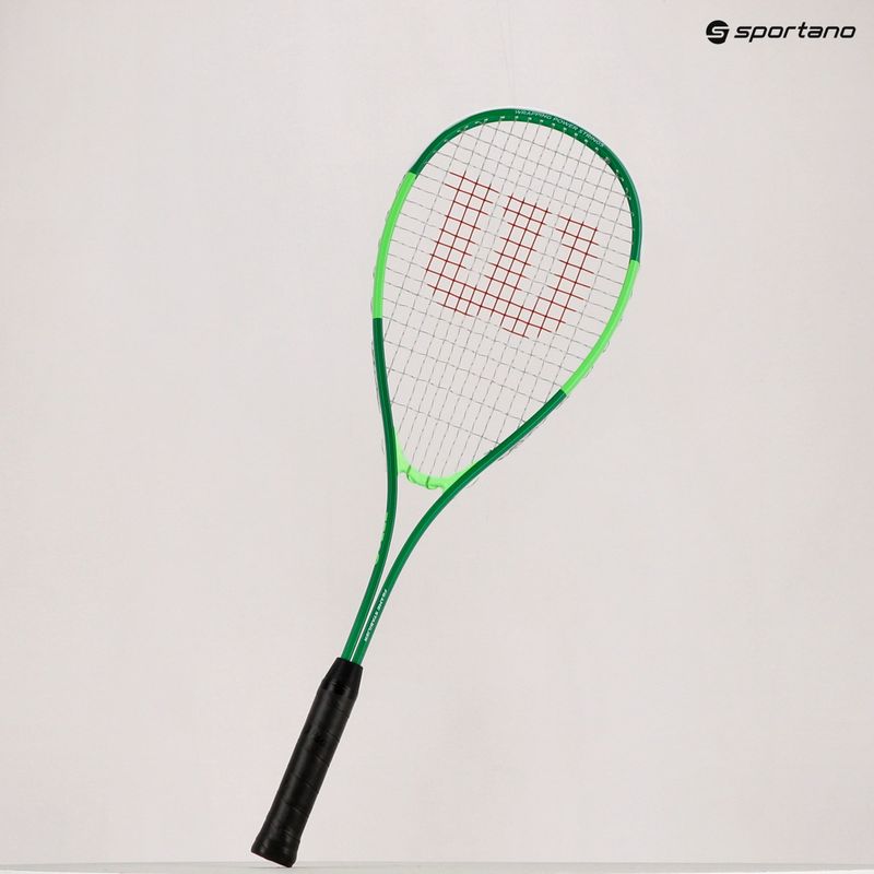 Ракетка для сквошу Wilson Sq Blade 500 зелена WR043010U 8