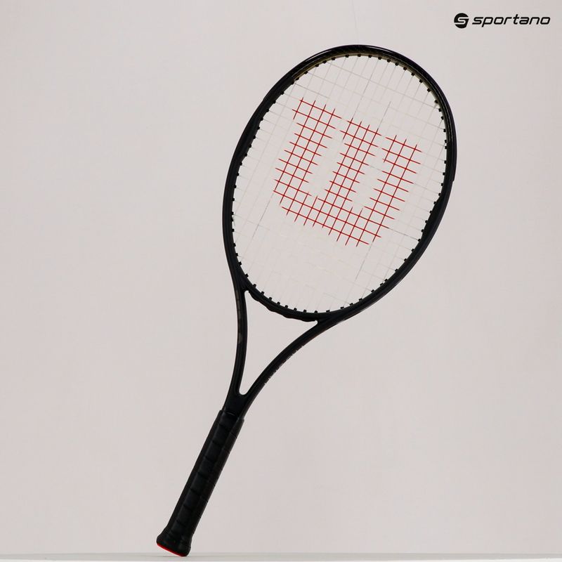 Ракетка тенісна дитяча Wilson Pro Staff 26 V13.0 чорна WR050410U+ 8