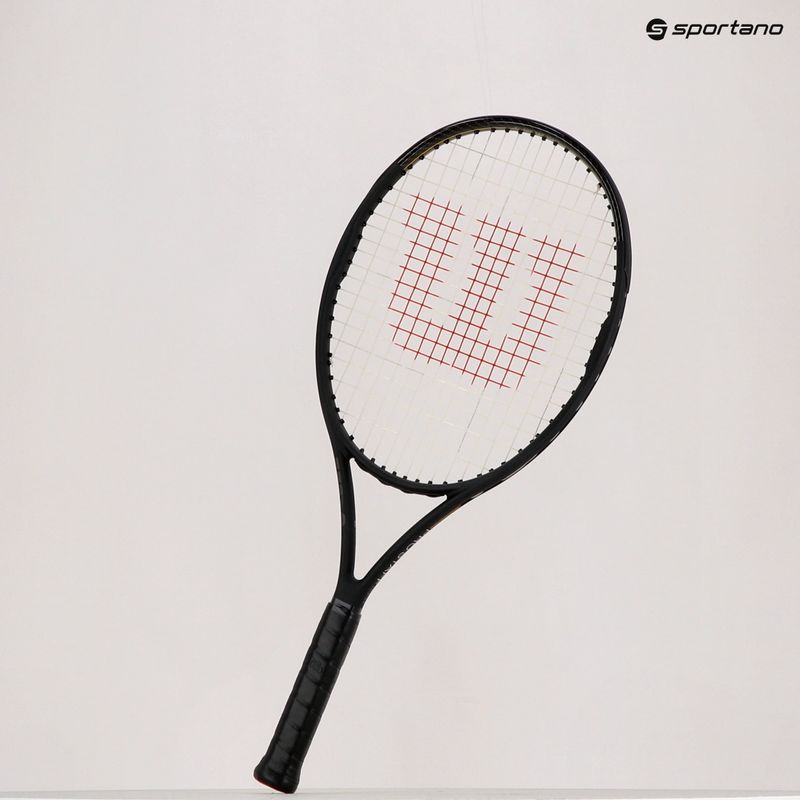 Ракетка тенісна дитяча Wilson Pro Staff 25 V13.0 чорна WR050310U+ 11