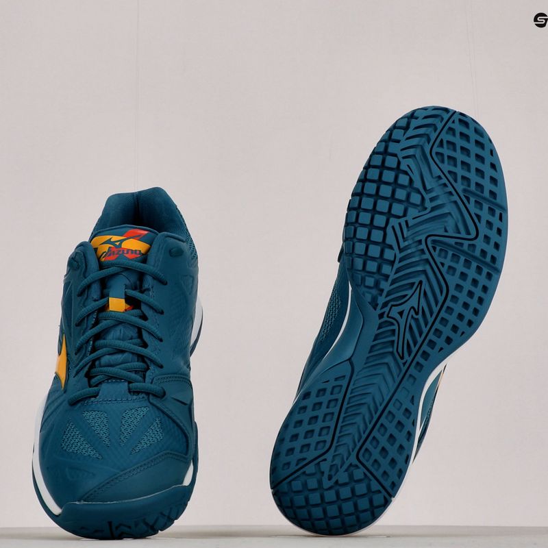 Кросівки для тенісу чоловічі Mizuno Wave Intense Tour 5 AC блакитні 61GA190030 13