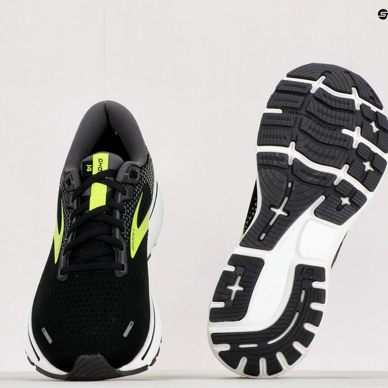 Кросівки для бігу чоловічі Brooks Ghost 14 black/pearl/nightlife 15