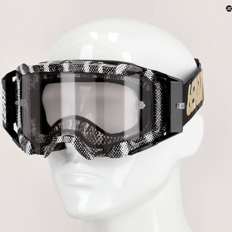 Маска велосипедна Leatt Velocity 5.5 zebra/light grey 8020001070 4