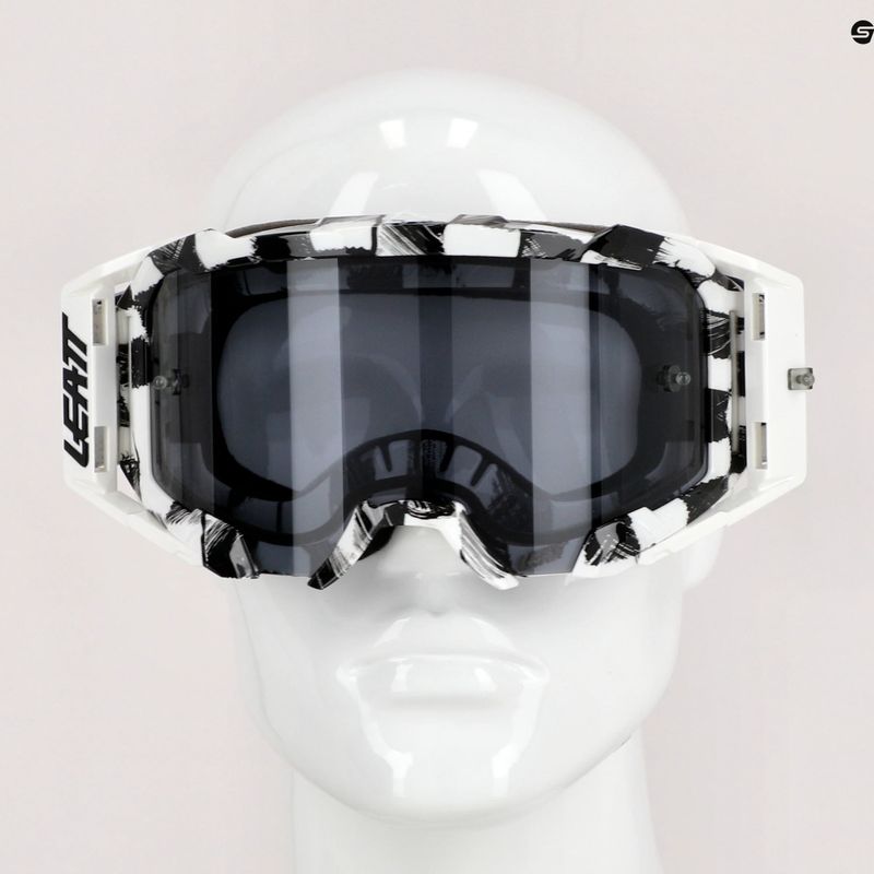 Маска велосипедна Leatt Velocity 5.5 checker/smoke 8022010350 9