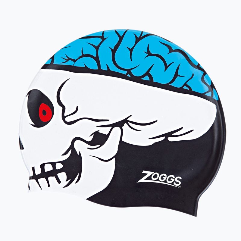 Шапочка для плавання дитяча Zoggs Character Silicone Jr skull
