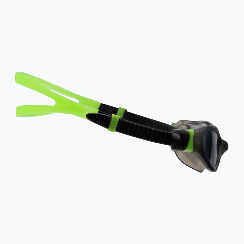 Окуляри для плавання дитячі Zoggs Phantom 2.0 black/lime/tint smoke 461312 3