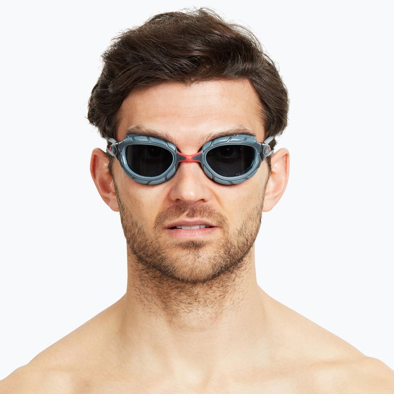 Окуляри для плавання Zoggs Predator Polarized сірі/сірі/поляризовані димові окуляри 5