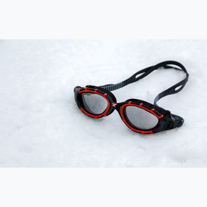 Окуляри для плавання Zoggs Predator Flex Polarized red/ black/ smoke polarized 8