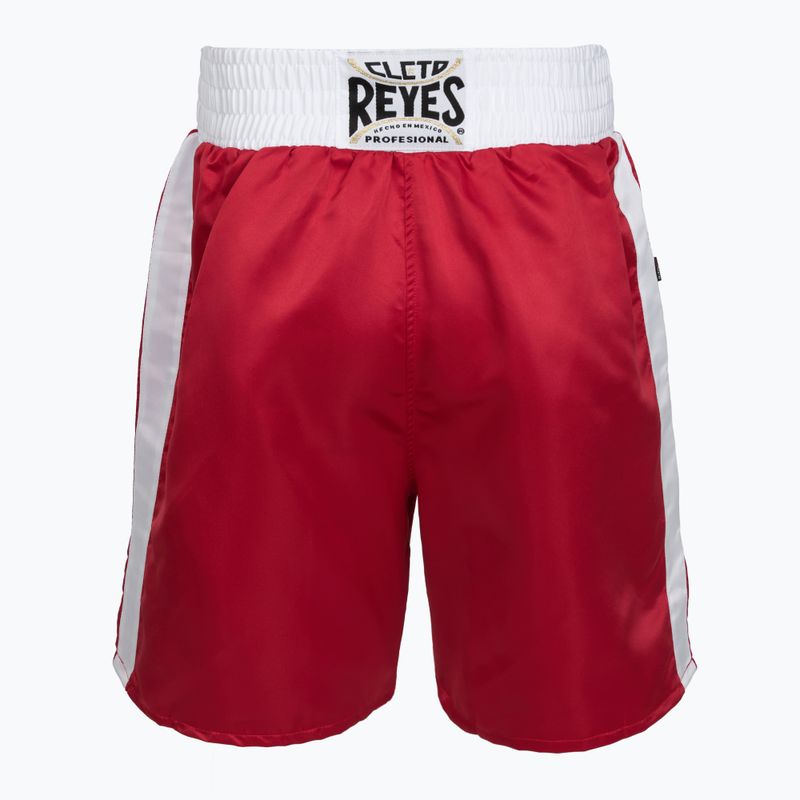 Чоловічі боксерські шорти Cleto Reyes Satin Boxing червоні/білі 2