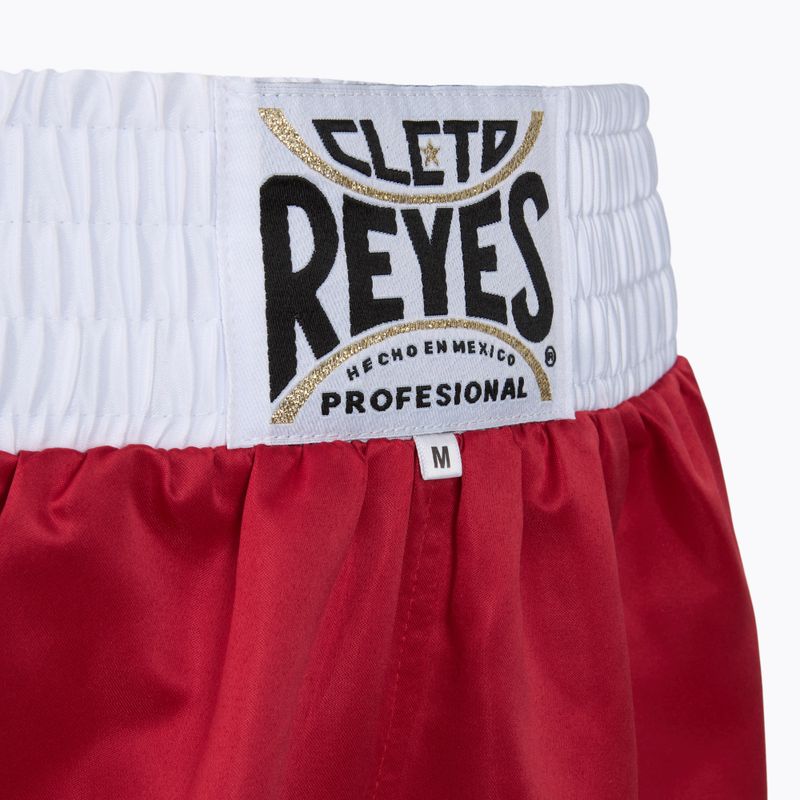 Чоловічі боксерські шорти Cleto Reyes Satin Boxing червоні/білі 3