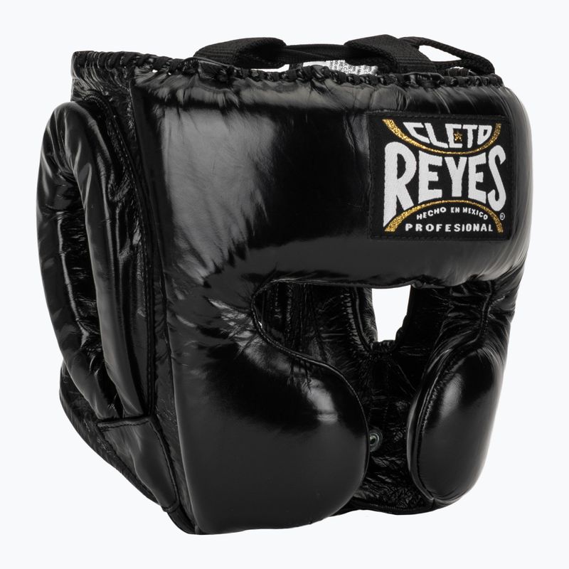 Боксерський шолом Cleto Reyes Cheek Protectors Шкіряний чорний