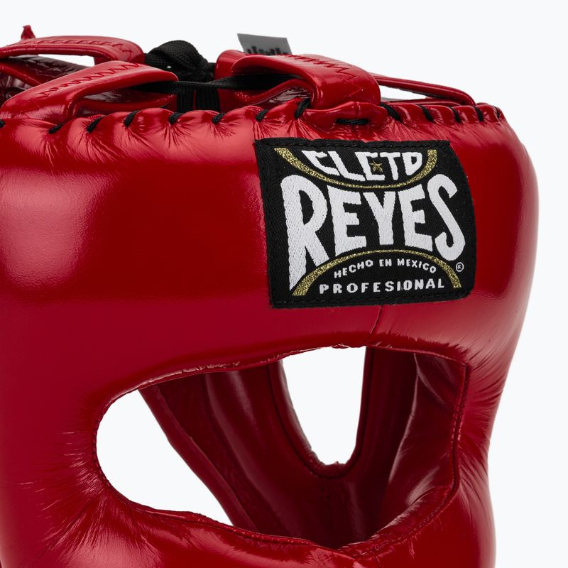 Шолом боксерський Cleto Reyes With Pointed Face Nylon Bar red 4